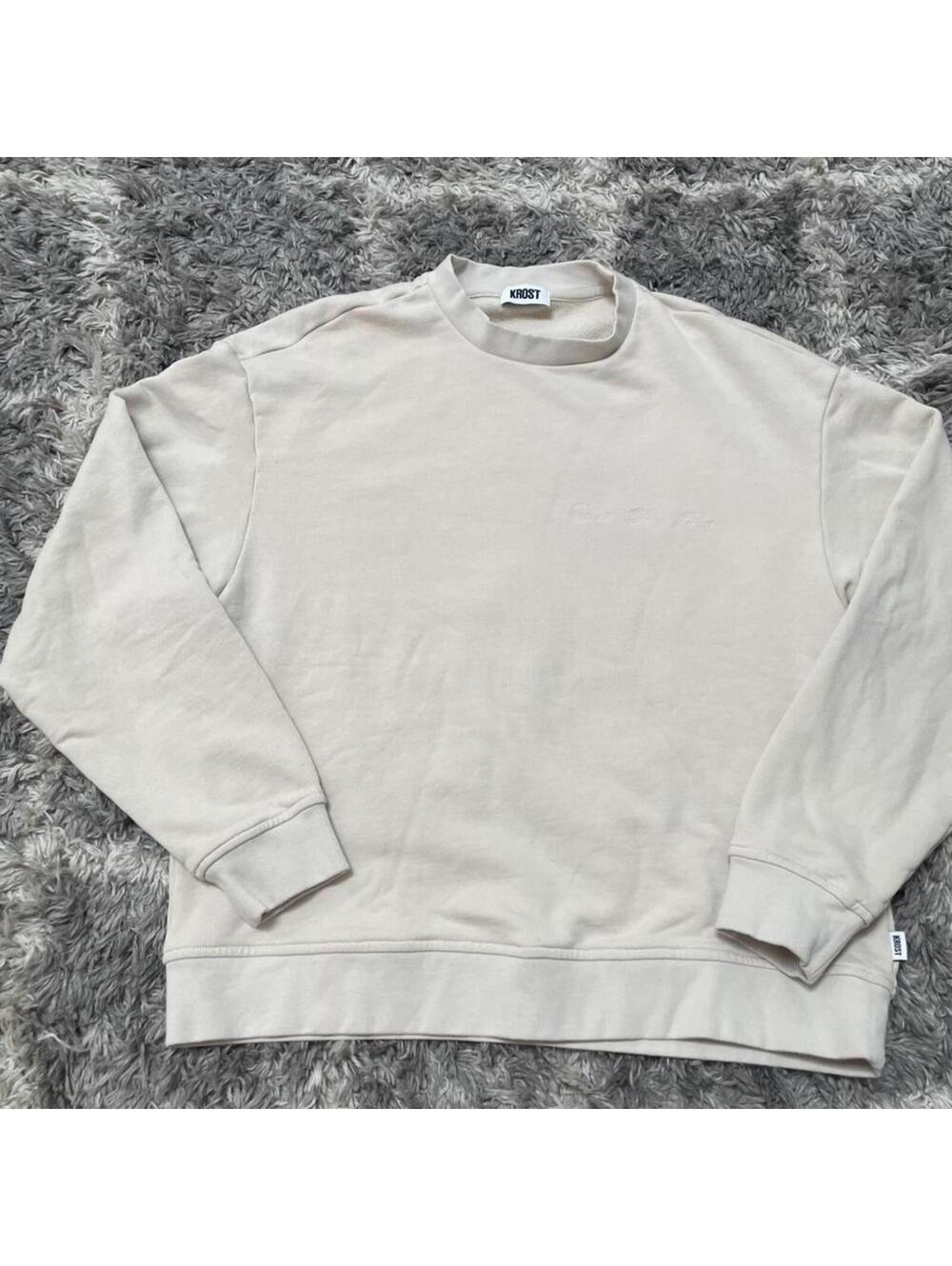 Women's Cream and Tan Sweatshirt